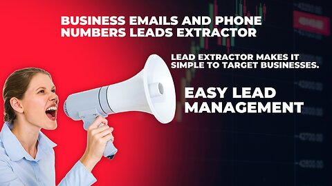 Business Emails And Phone Numbers Leads Extractor