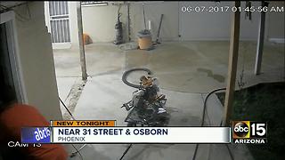 Surveillance video captures Phoenix burglary