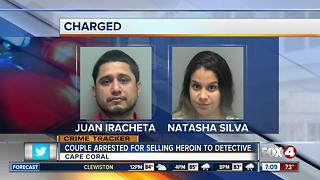 Couple arrested for selling heroin to detective again