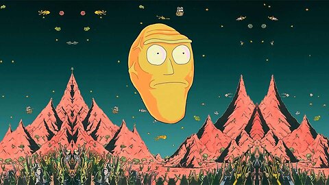 Ricky & Morty & The Face By The Moon