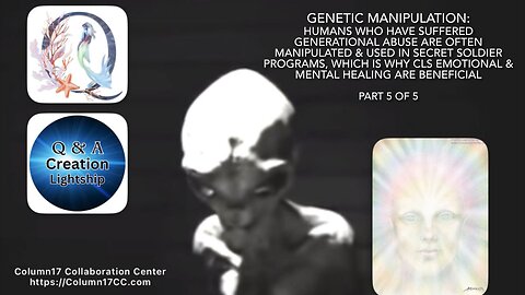 Genetic Manipulation (Part 5 of 5): Humans who have suffered generational abuse are often…￼