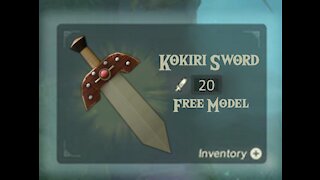 Legend of Zelda - Kokiri Sword Free Model