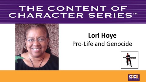Lori Hoye | Pro-Life and Genocide