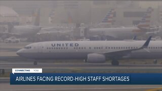 Airlines facing record-high staff shortages