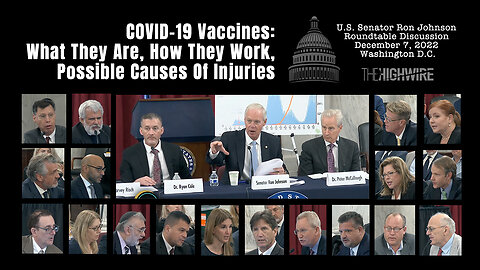 Senator Ron Johnson - COVID-19 Vaccines: What They Are, How They Work, Possible Causes Of Injuries