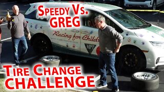Speedy vs. Greg: IndyCar Tire Change Challenge