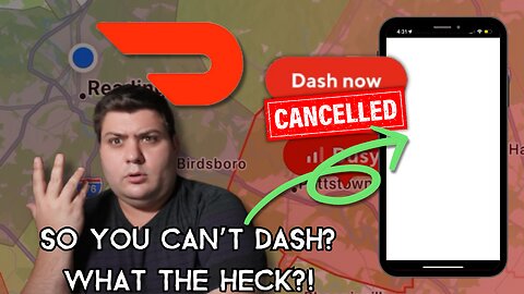 Doordash Driver CANCELED By White Screen Glitch!!