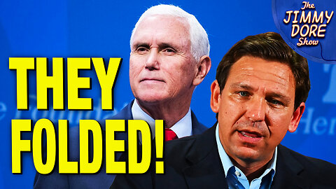 Jimmy Dore DESTROYS Mike Pence & Ron DeSantis With Basic Questions