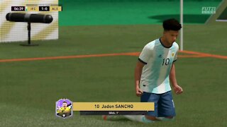 Fifa21 FUT Squad Battles - Jadon Sancho goal