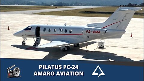 🛩️ Release da Chegada do Pilatus PC-24 da AMARO AVIATION