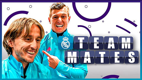 Which Real Madrid player could be an actor? | Kroos & Modrić | TEAMMATES