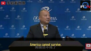 Li Yi American Based Chinese scholar "We Are The Ones Pushing America out of existence"