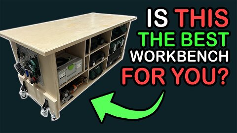 Building the Right Workbench | My Workbench Features and Design #workbench #woodworking