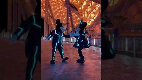 Disney's beloved duo step into the future with stunning new TRON-inspired outfits!