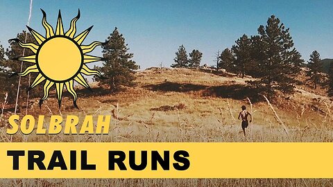 Sol Brah trail runs near Boulder, Colorado