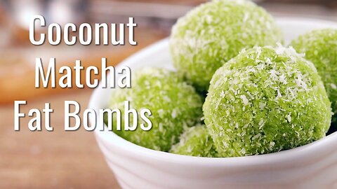 Keto Coconut Matcha Fat Bombs | Delightful Low-Carb Treat