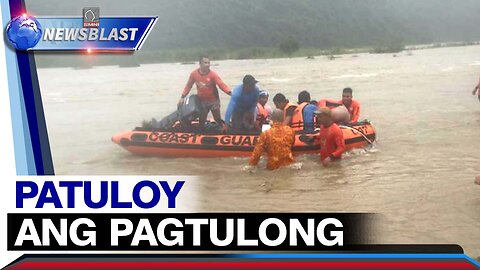 Philippine Coast Guard, patuloy ang pagtulong sa mga indibidwal na naapektuhan ni typhoon Egay