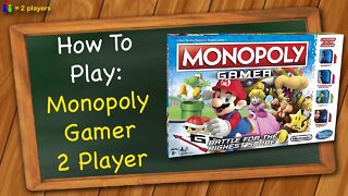 How to play Monopoly Gamer | 2 Player Rules