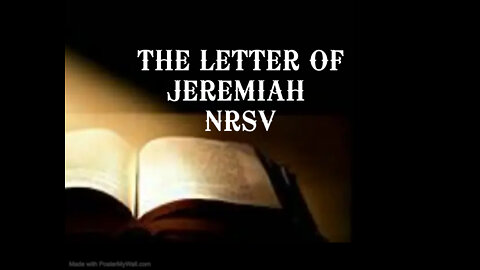 The Letter of Jeremiah NRSV