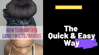 How to Maintain Long Twists or Braids