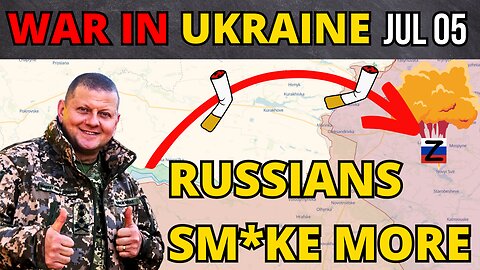 July 5: Russians smoking where they had didn't before | War Map | War in Ukraine