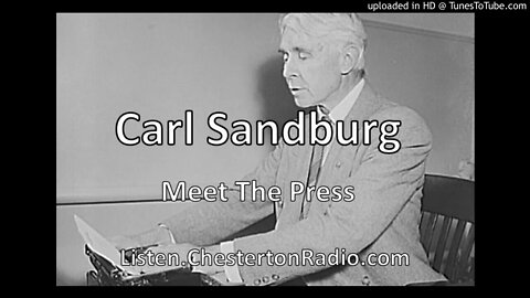 Carl Sandburg - Edward Steichen - Meet The Press Interview - Soviet Union Trip