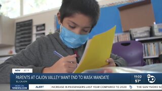 Cajon Valley parents want end to mask mandate at schools