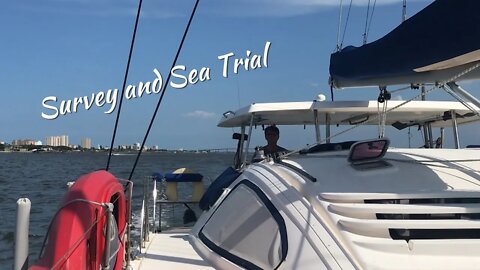 SDA3 Survey and Sea Trial, Island Spirit Catamaran