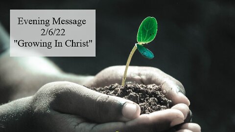 Growing In Christ - Peter Metzger