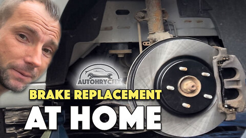 How to replace front and rear brake pads and disc on a 2016 Chrysler Town & Country.