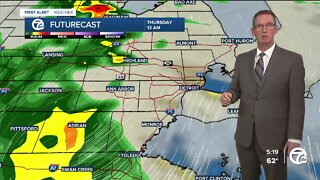 Storm chance Wednesday