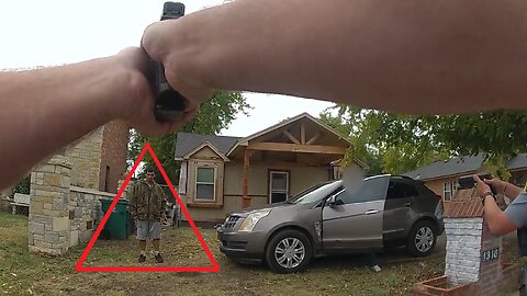 Oklahoma City Police stop knife wielding stabbing suspect with Glocks Bodycam Sergio Gruver shooting