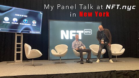 My Panel Talk About The Future Of NFTs For NFT.nyc In New York City