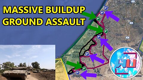 MASSIVE Israeli Buildup In Preparation For Massive Ground Assault On Gaza
