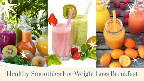 Healthy Smoothies For Weight Loss [healthy smoothies for weight loss breakfast] #shorts
