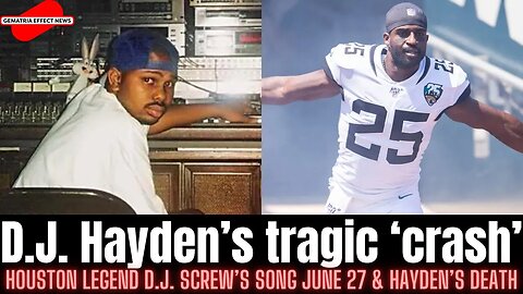 June 27th | DJ Hayden's death 5 days before the 23rd anniversary of DJ Screw's passing