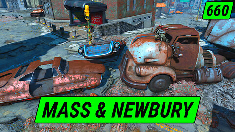 Crash At The Corner of Mass & Newbury | Fallout 4 Unmarked | Ep. 660