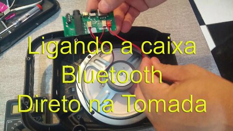 Como ligar Caixinha Bluetooth direto na Tomada