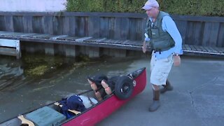 Adventurer stops in Buffalo this week on cross-country canoe trip