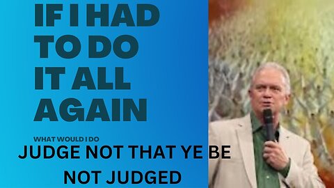 Timothy Dixon - JUDGE NOT THAT YE BE NOT JUDGED
