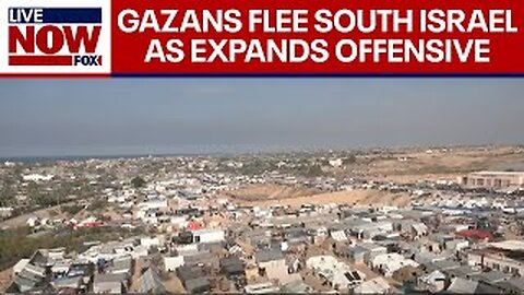 Palestinians flee into Southern-most Gaza as Israel continues offensive across enclave
