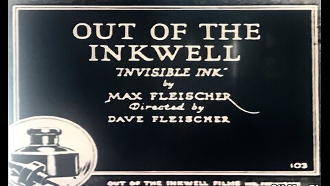 OUT OF THE iNKWELL invisible ink 1921