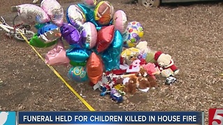 Funeral Held For Children Killed In House Fire