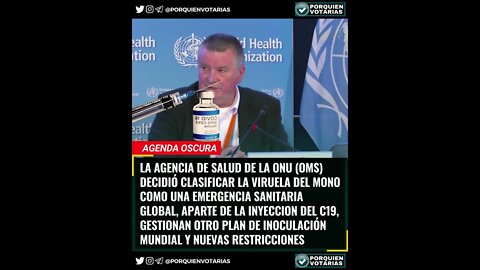 LA AGENCIA DE SALUD DE LA ONU (OMS) DECLARA LA VIRUELA DEL MONO COMO UNA EMERGENCIA SANITARIA GLOBAL