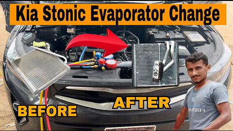Kia Stonic Ac Cooling Coil Change|Stonic Ac Evaporator Replacement| How To Replace Kia Stonic Change