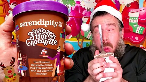 Serendipity Frozen (Frrrozen) Hot Chocolate Ice Cream | Tis The Season To Be Merry!!!