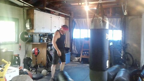 Conditioning - Jumping Rope / 80 lb Heavy Bag Pick up And Slam