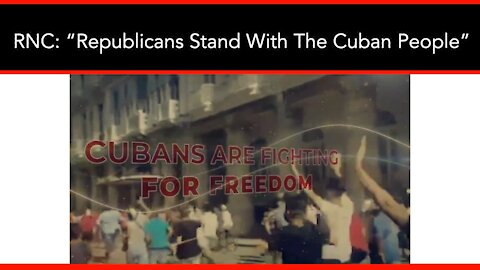 “Republicans Stand With The Cuban People”