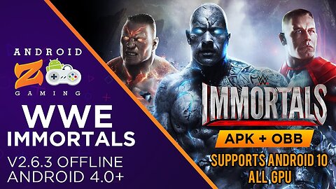 WWE Immortals - Android Gameplay (OFFLINE) (With Link) 1.2GB+