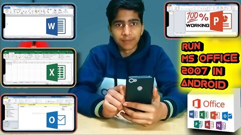 How to run Ms office 2007 in Android like Pc